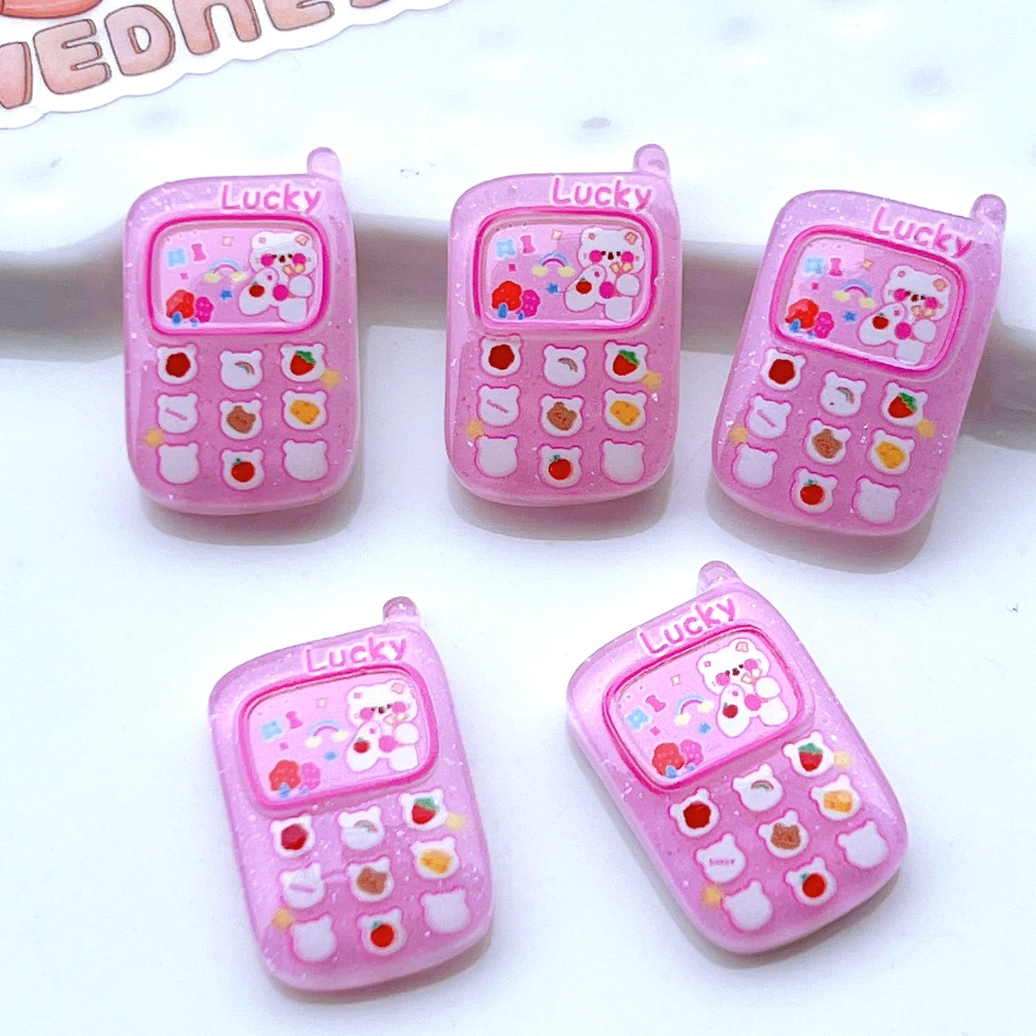 Wholesale 20pcs/pack Resin diy accessories mobile phone case diy hair accessories cream glue